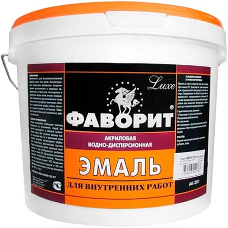 Фаворит Luxe ВД-АК-21 ЭГ эмаль акриловая водно-дисперсионная для внутренних работ Фаворит Luxe ВД-АК-21 ЭГ эмаль акриловая водно-дисперсионная для внутренних работ недорого с доставкой