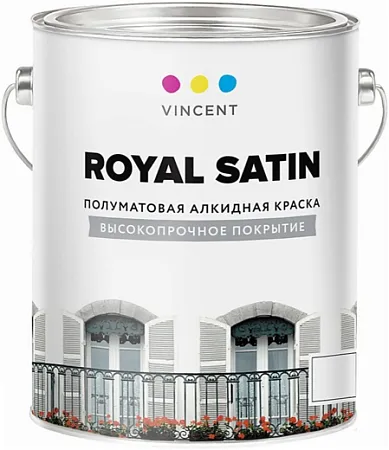Vincent Royal Satin алкидная краска Vincent Royal Satin алкидная краска
