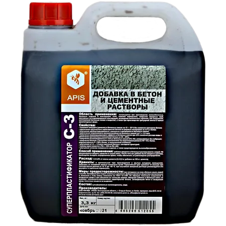 APIS СУПЕРПЛАСТИФИКАТОР С-3 добавка в бетон APIS СУПЕРПЛАСТИФИКАТОР С-3 добавка в бетон