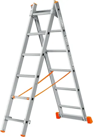 Эйфель Гранит лестница раскладная двухсекционная Эйфель Гранит лестница раскладная двухсекционная