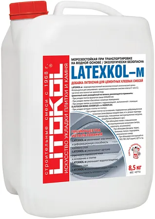 Литокол Latexkol-m добавка латексная для цементных клеевых смесей Литокол Latexkol-m добавка латексная для цементных клеевых смесей