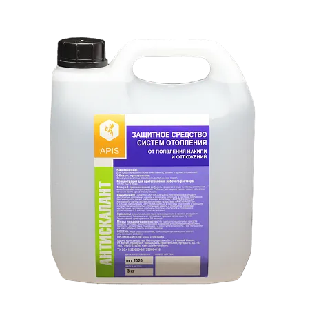 Средство для защиты систем отопления (ингибитор солеотложений) APIS АНТИСКАЛАНТ Средство для защиты систем отопления (ингибитор солеотложений) APIS АНТИСКАЛАНТ