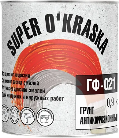 Super Okraska ГФ-021 грунт антикоррозионный Super Okraska ГФ-021 грунт антикоррозионный