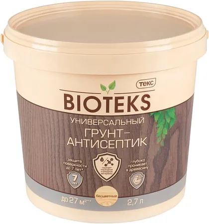Текс Bioteks универсальный грунт-антисептик Текс Bioteks универсальный грунт-антисептик