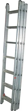 Бибер лестница универсальная трехсекционная Бибер лестница универсальная трехсекционная