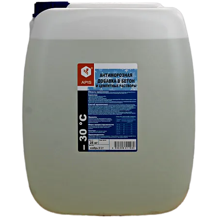 Антиморозная добавка в бетон «APIS» -30 ° С Антиморозная добавка в бетон «APIS» -30 ° С