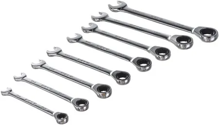 Deko RW01 набор комбинированных трещоточных ключей Deko RW01 набор комбинированных трещоточных ключей недорого с доставкой