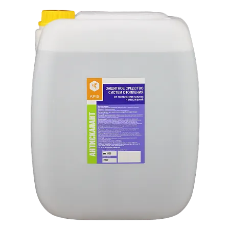 Средство для защиты систем отопления (ингибитор солеотложений) APIS АНТИСКАЛАНТ Средство для защиты систем отопления (ингибитор солеотложений) APIS АНТИСКАЛАНТ