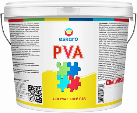 Eskaro PVA Liim клей ПВА для внутренних работ Eskaro PVA Liim клей ПВА для внутренних работ
