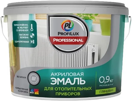 Профилюкс Professional эмаль акриловая для отопительных приборов Профилюкс Professional эмаль акриловая для отопительных приборов