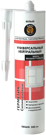 East Brand Универсальный герметик силиконовый нейтральный East Brand Универсальный герметик силиконовый нейтральный