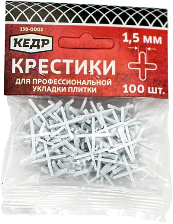 Кедр крестики для плитки Кедр крестики для плитки