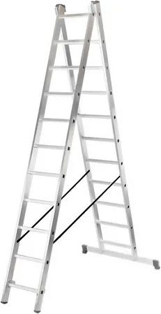 Вихрь лестница алюминиевая двухсекционная Вихрь лестница алюминиевая двухсекционная