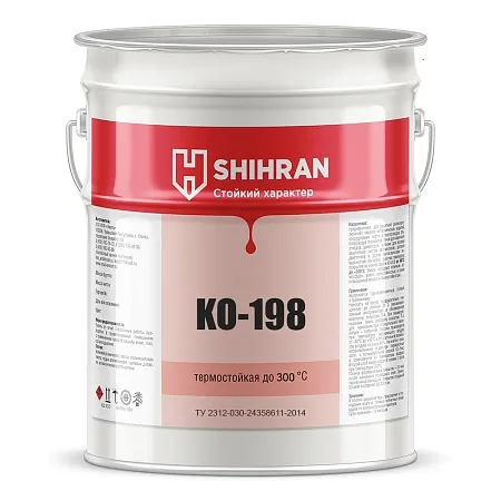 Shihran Атмосферостойкая эмаль КО-198 по металлу Shihran Атмосферостойкая эмаль КО-198 по металлу недорого с доставкой