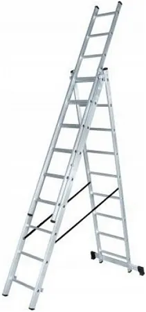 Вихрь лестница алюминиевая трехсекционная Вихрь лестница алюминиевая трехсекционная недорого с доставкой