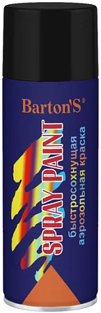 Bartons Spray Paint быстросохнущая аэрозольная краска Bartons Spray Paint быстросохнущая аэрозольная краска
