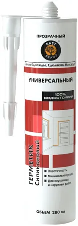 East Brand Универсальный герметик силиконовый кислотный East Brand Универсальный герметик силиконовый кислотный