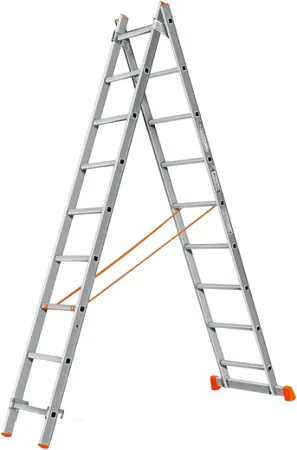 Эйфель Гранит лестница раскладная двухсекционная Эйфель Гранит лестница раскладная двухсекционная